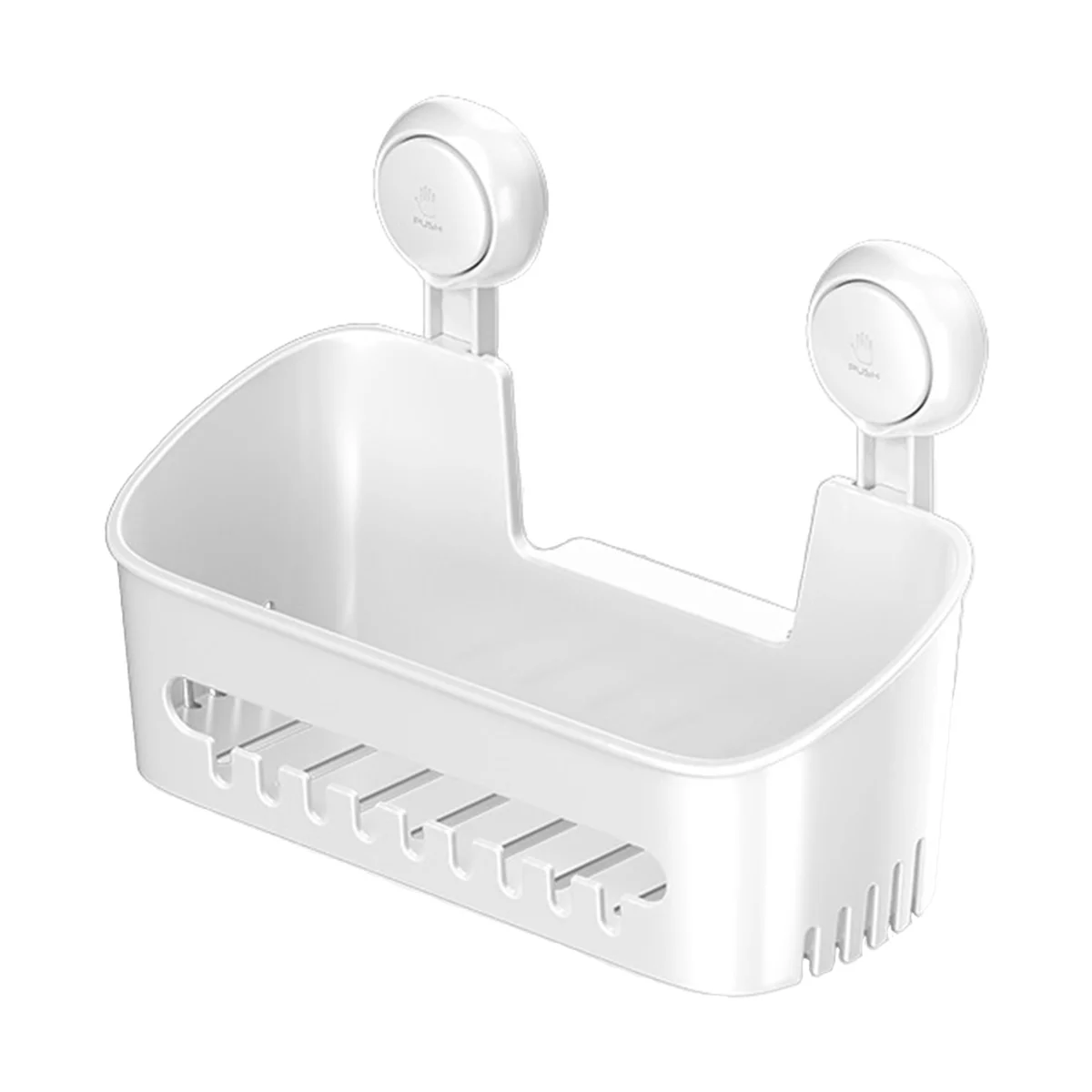 

Shower, Spice Stand, Bathroom Organizer, Storage Basket, No Drill, Removable Vacuum Suction Cup, Wall Stand