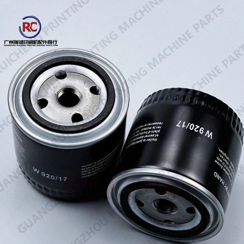 KBA Rapida 105 인쇄기 예비 부품용 오일 필터 W920/17 1개