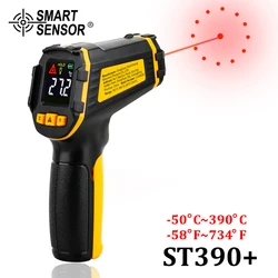 Advanced Digital Infrared Thermometer with Color LCD and Light Alarm (ST390)