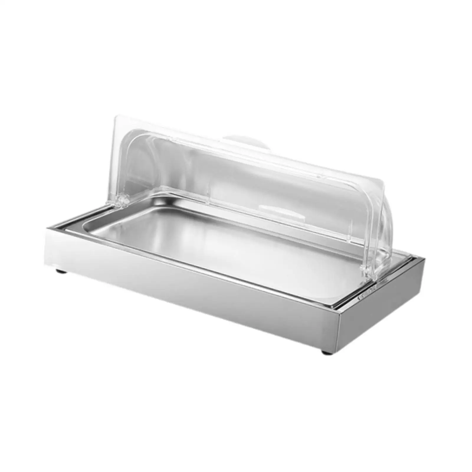 Ice Food Serving Display Tray Keep Food Cold Chilled Platter Elegant with Clear