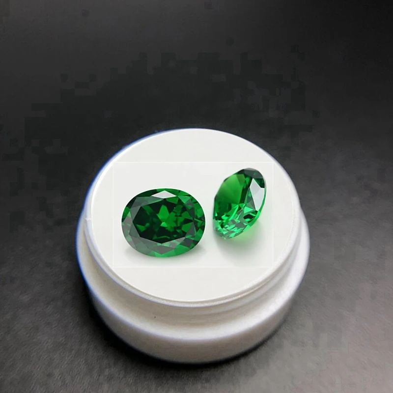 Natural Emerald 8×10mm Oval Cut 6.50 Carat Gemstones Emerald VVS Gem Jewelry Diy 6