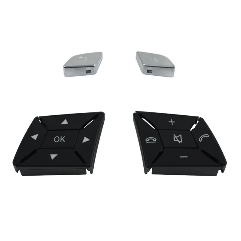 

W204 W212 W218 кнопка управления рулевым колесом для BENZ C GLK E A Class W156 W246, серебристая