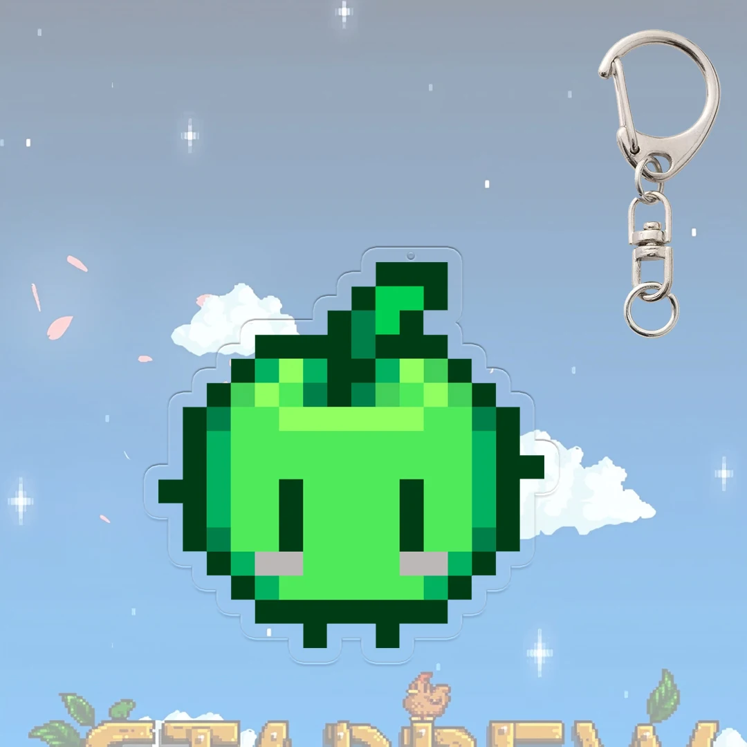 Purple Pants Keychain - Creative Stardew Valley-Inspired Decor & Accessory Pendant