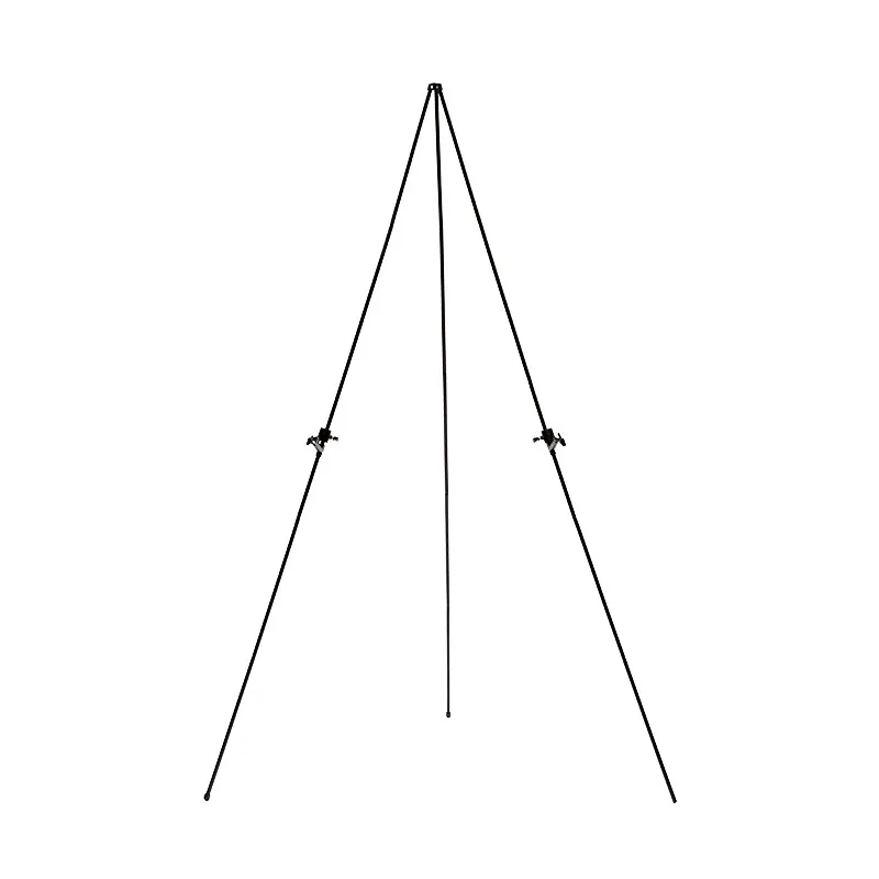 Five section metal easel foldable display frame Art sketch drawing frame Student portable structure stable triangle easel