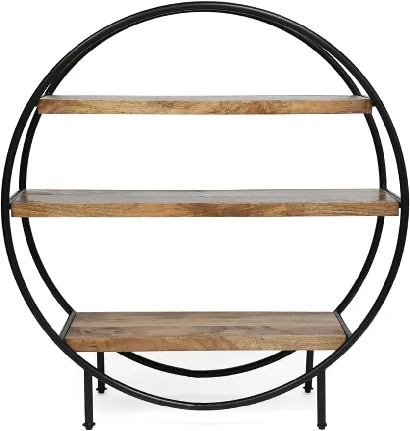 

Christopher Knight Home Christopher Knight 3 tier Home Shelf, Natural + Black