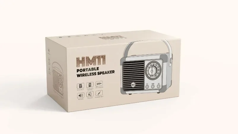 Description Picture 3 of itemHM11 Portable Bluetooth Speaker Wireless Bass Subwoofer Waterproof Outdoor Beach Car Stereo Loudspeaker Music Box