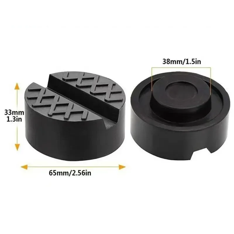 Car Lift Jack Support Stand Rubber Pads Wheel Dolly Slotted Floor Frame Rail Adapter Repair Tools Lexus Subaru Fiat Volvo