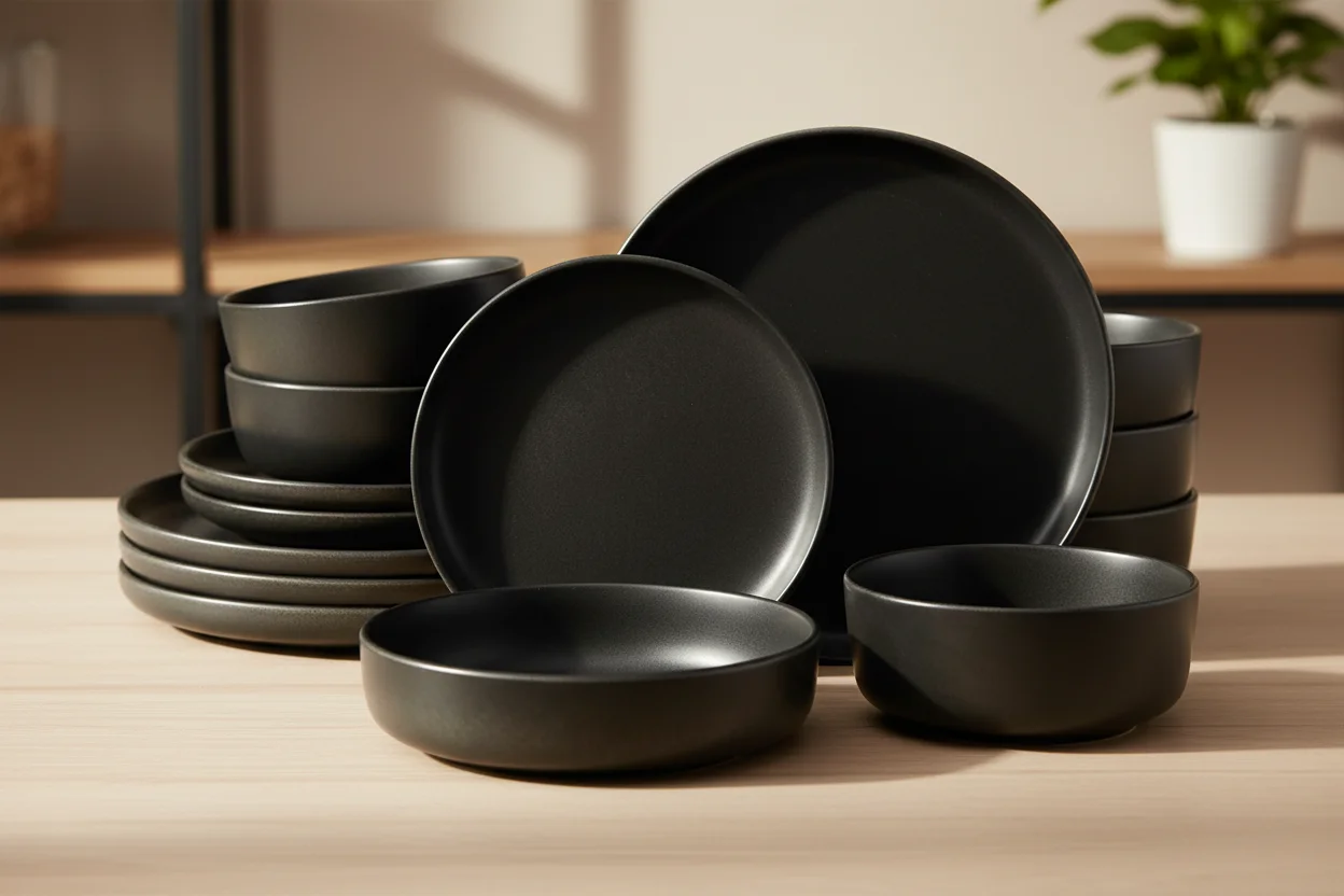 16-piece stoneware dinnerware set image 1