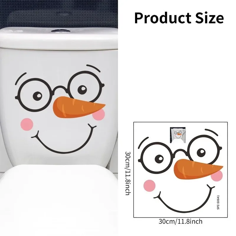 Décalcomanie Céramique Captive Decals – Bonhomme De Neige Patriotique – 8 Pouces – Neuf