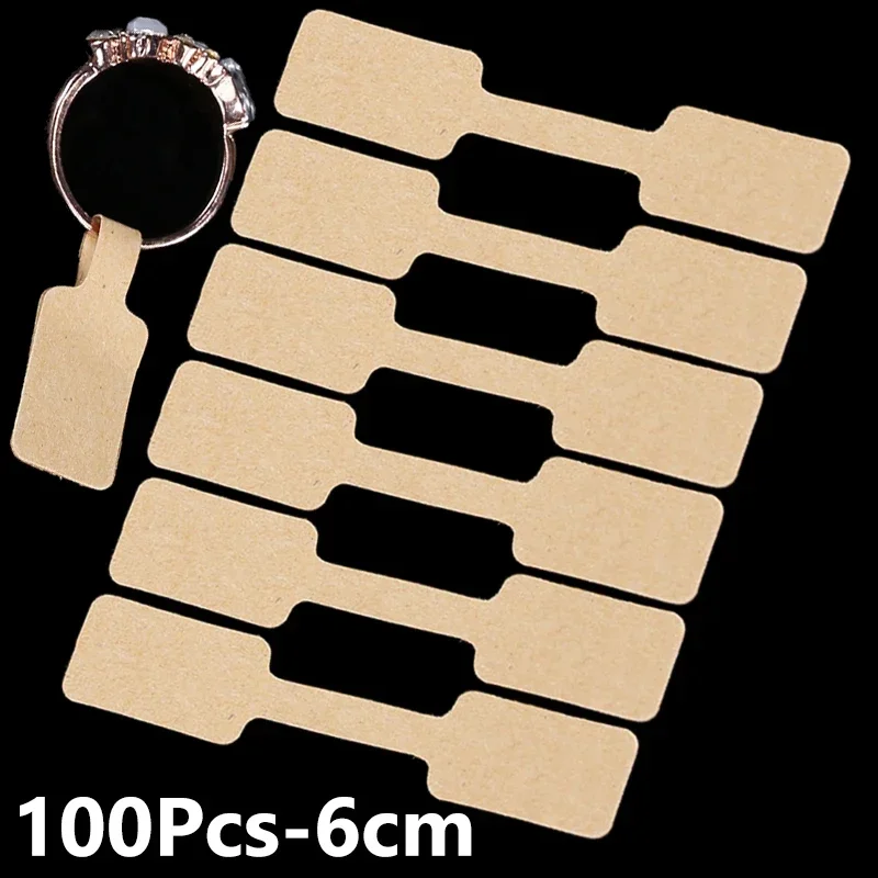 100PCS Jewelry Price Tags Paper Necklace Ring Labels Card Hangtag Retail  Exhibitor - AliExpress