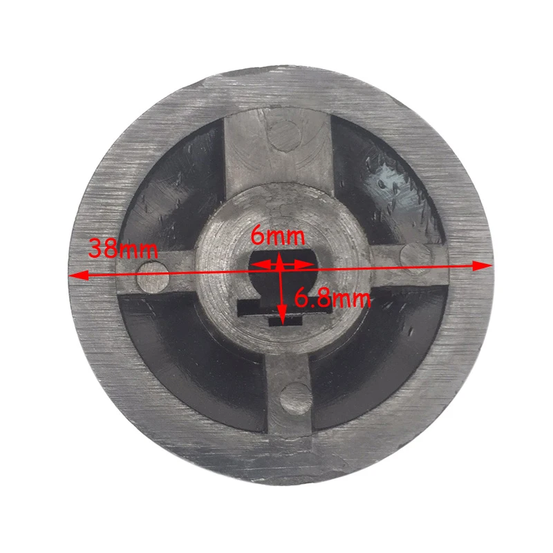 2PCS Gas Stove Knobs Cooker Oven Control Switch 6mm Bakelite Rotary Parts Kitchen Button Assembly Stove Repair Accessories Gas Stove Parts