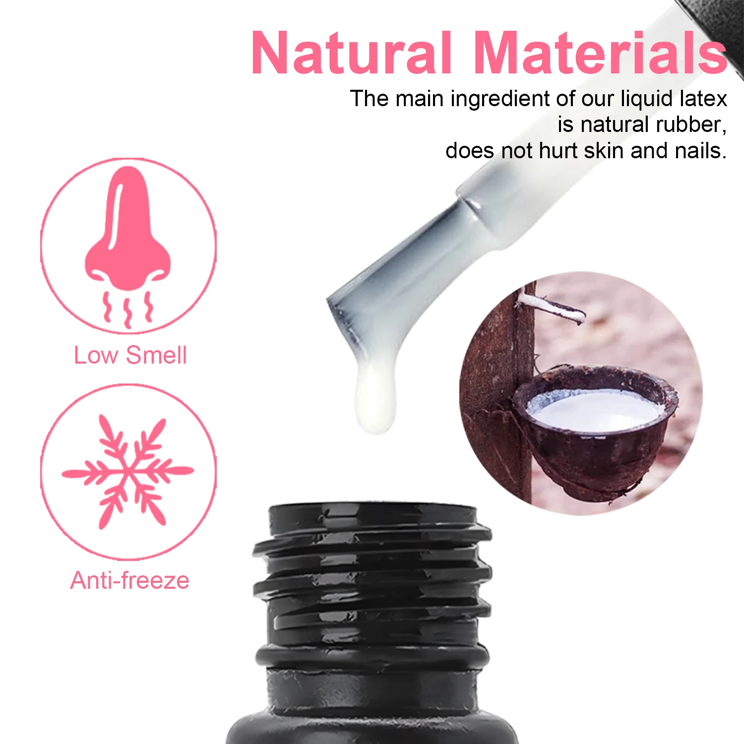 Nail Peel Off Liquid Anti-Overflow Glue Edge Latex Tape, Peel Off Cuticle Guard Nails Finger Lacquer Protector, Manicure Polish 3