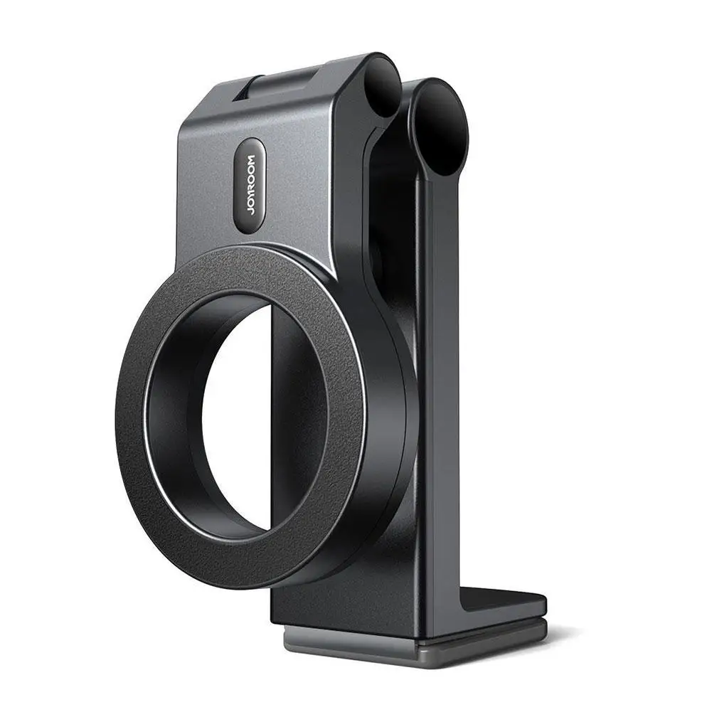 Magnetic Cell Phone Holder 360° Rotation Adjustable Foldable Portable for Airplane Backrest Tray Desktop Bedroom Kitchen