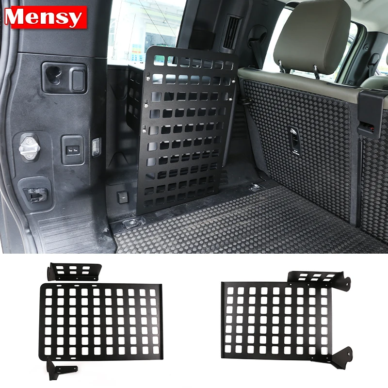 

Вешалка для багажника для Land Rover Defender 20-23, сетка из алюминиевого сплава, аксессуары для салона автомобиля, боковой кронштейн для багажника, версия 110