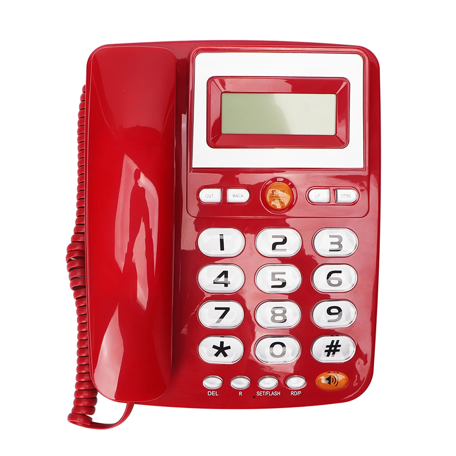 BigButtonLandlinePhoneHandsFreeCallingCordedPhoneWiredPhone