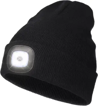 LED Beanie with USB Light 1