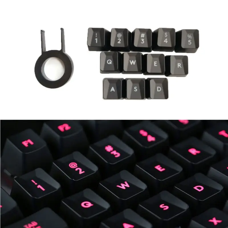 Romer-gスイッチキーボードキーキャップセット、バックライト