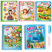 Magic Water Book with Pen Children Drawing Coloring Books for Kids 2 To 4 Years Old Learning  Education Toy Baby Montessori Toys 1