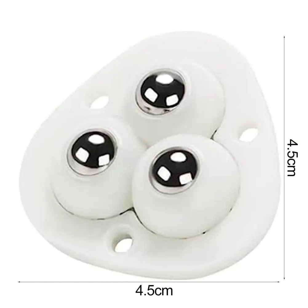 Appliance Wheels Caster Wheel Mini Self-adhesive Wheels For Appliances  White 32PCS 