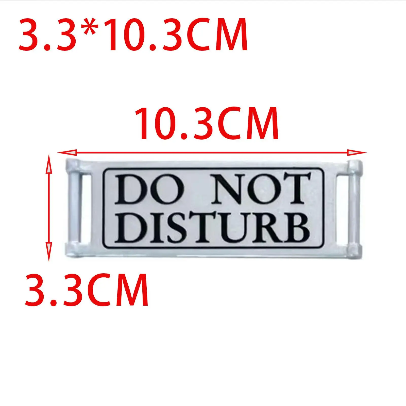 Doorbell Sign Front Door Sign Decorative Door Hanger Do Not Disturb and No Soliciting for Guest Home Hotel Office Restroom