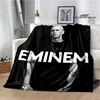 Eminem hip -hop singer printing blanket Warm Flannel Blankets Picnic blanket blankets for beds cubre cama Birthday Gift 1