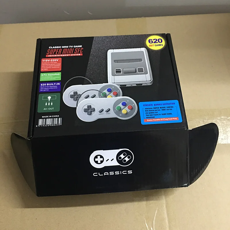 Mini TV Game Console Built-In 620 Games 8 bit Retro Classic Handheld Gaming Player AV Output With Gamepad video game console,game console,game console kit