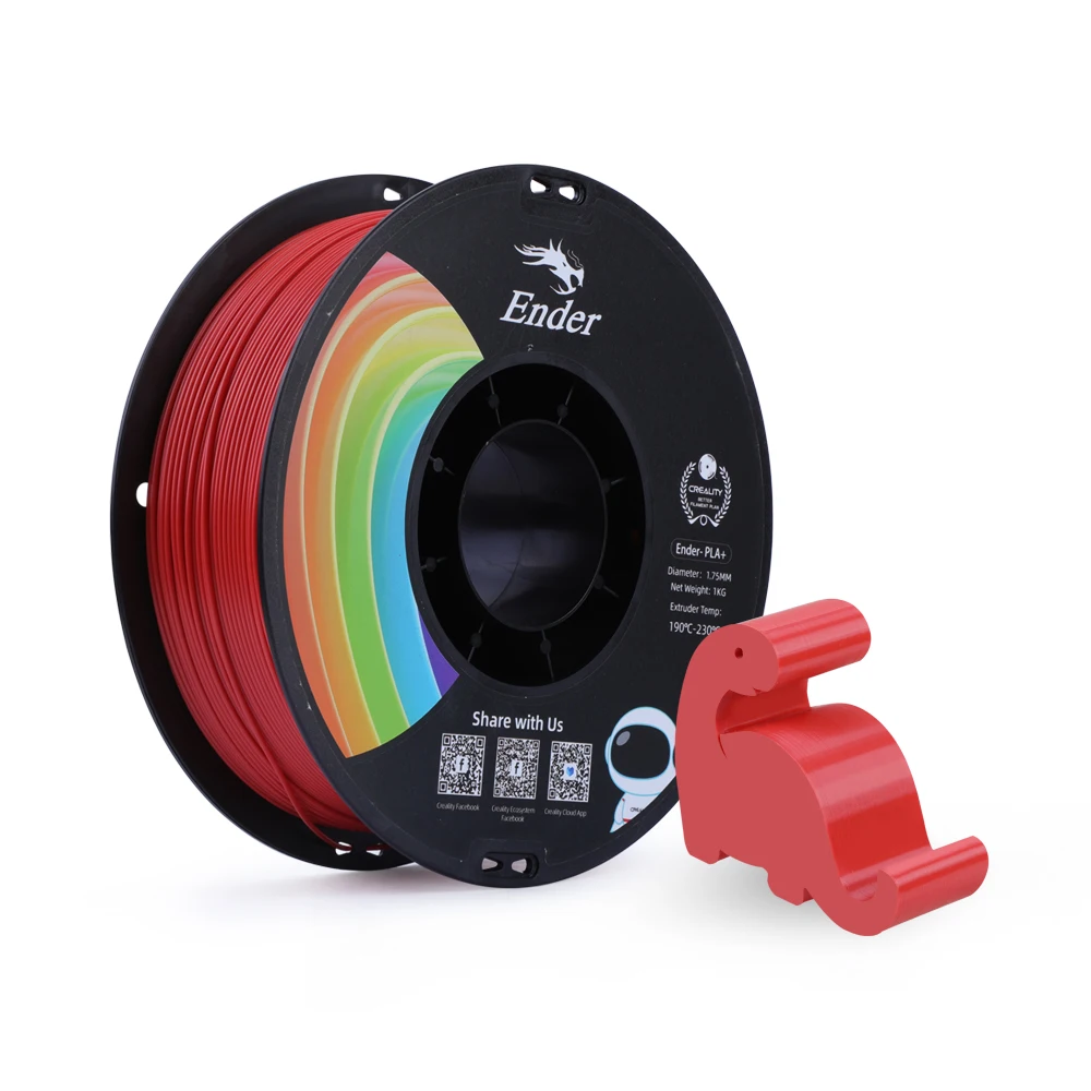 

CREALITY 3D Ender PLA+ Filament 1.75mm 1KG Toughness Upgraded High Cost-effective Neat Winding For All Creality FDM 3D Printers