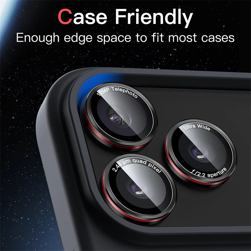 Premium Tempered Glass Camera Lens Screen Protector