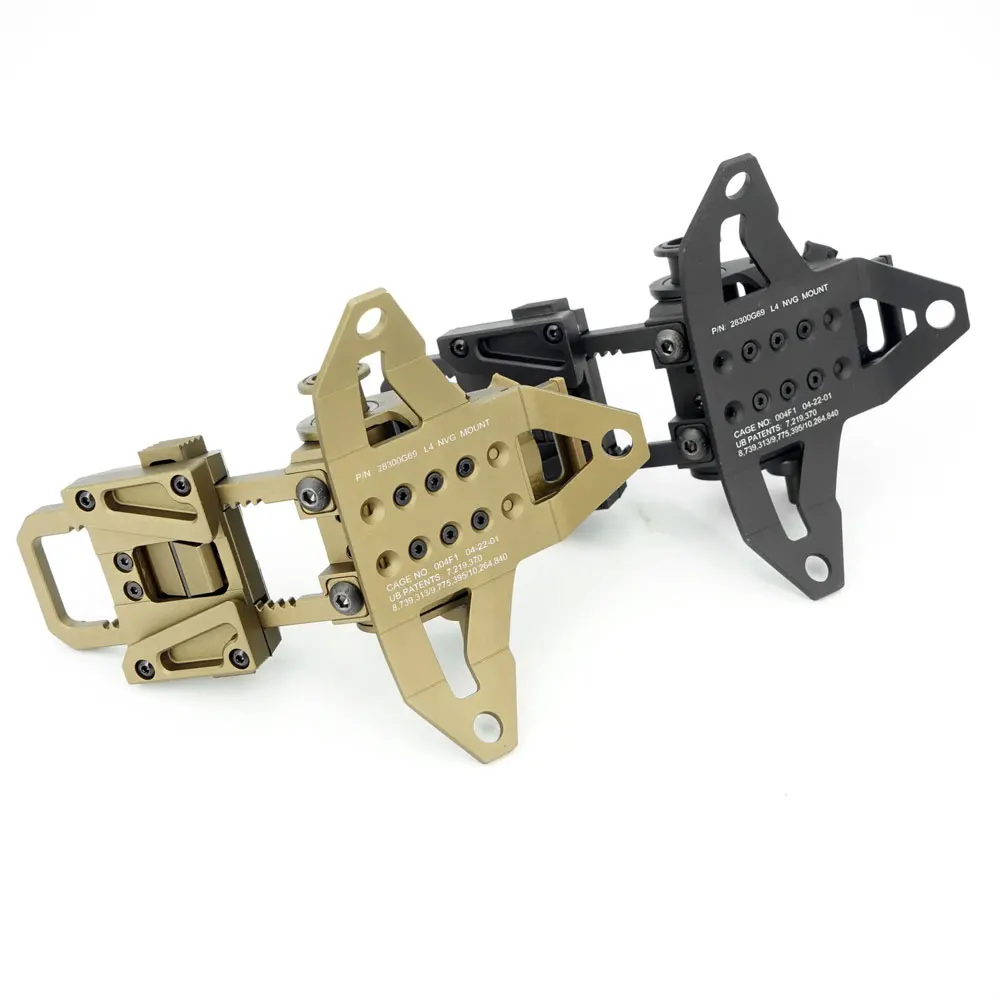 CNC Machined Lightweight L4 G69 NVG Mount Helmet Night Vision Goggle Bracket G24 Helmet Accessories