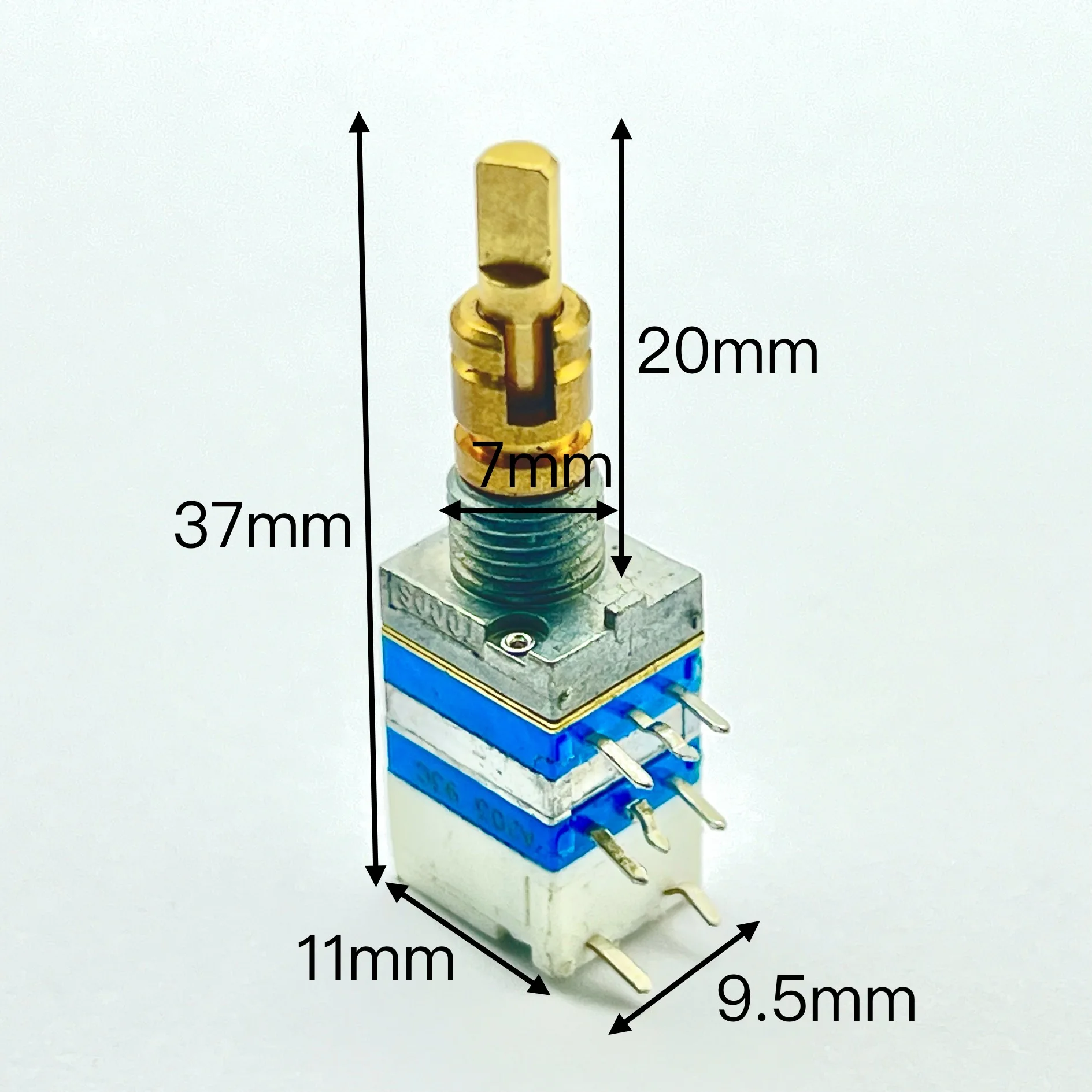 1 PCS Japanese TOCOS dual axis front A20K with rotary switch 35 positioning potentiometer and rear 20 positioning encoder