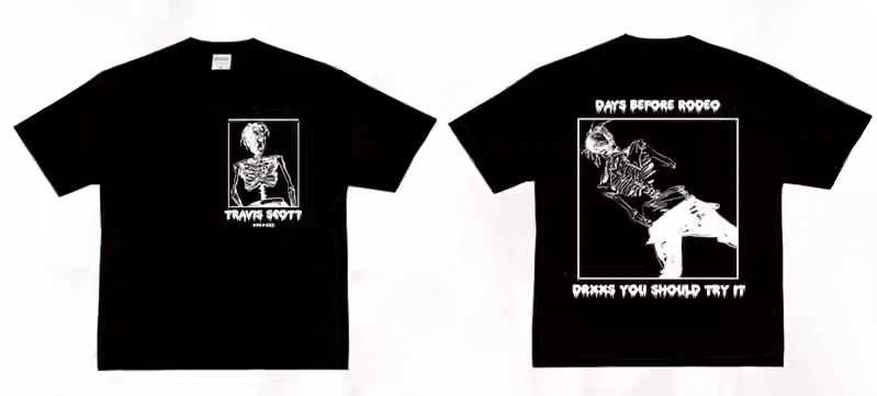 Tシャツ・カットソー Travis Scott T-3500 Portrait T-Shirt Black SS 20 2020 Travis Scott x Fortnite T-3500 Portrait T-Shirt Black XL | eBay