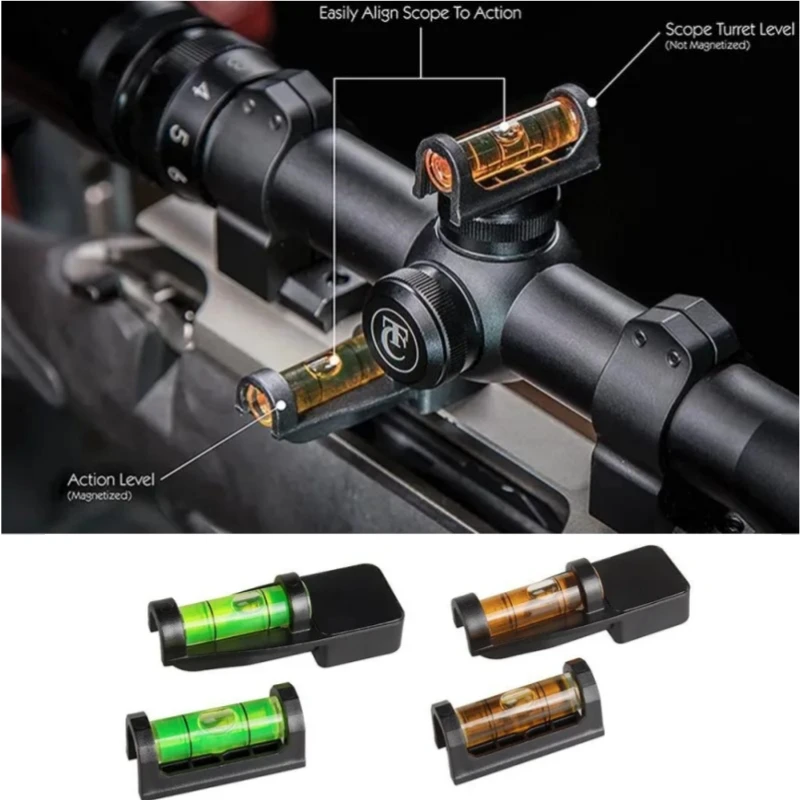 New Tactical Magnetic Scope Bubble Levels Tools Mounting Maintenance Leveling Bubble For Hunting Riflescope