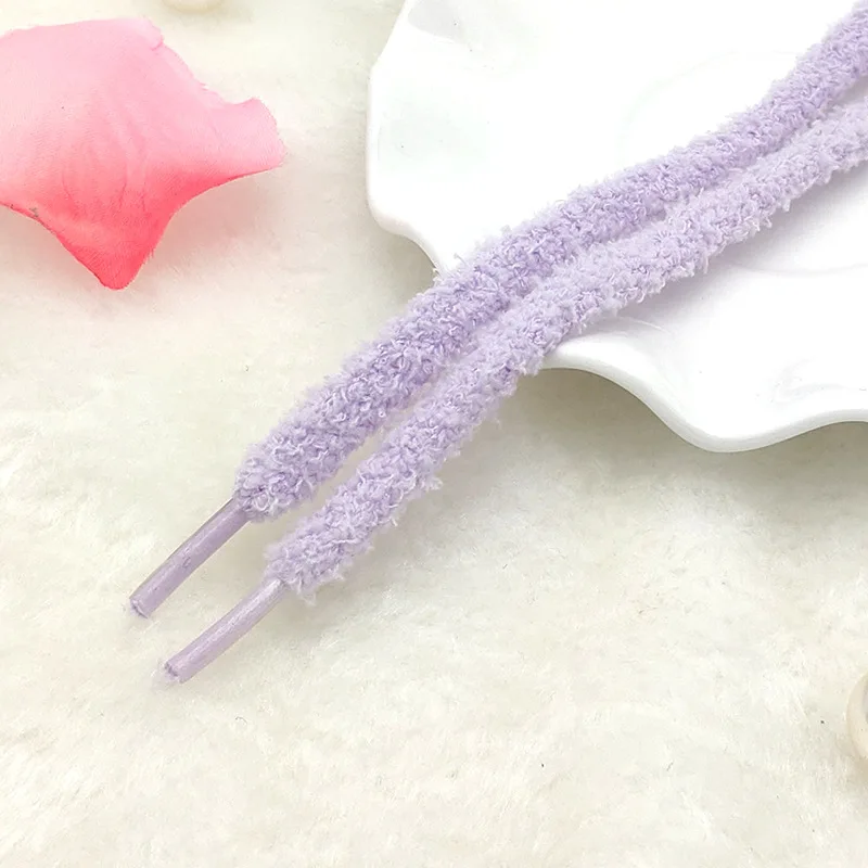 Plush Winter Caterpillar Trend Casual Sport Shoelaces