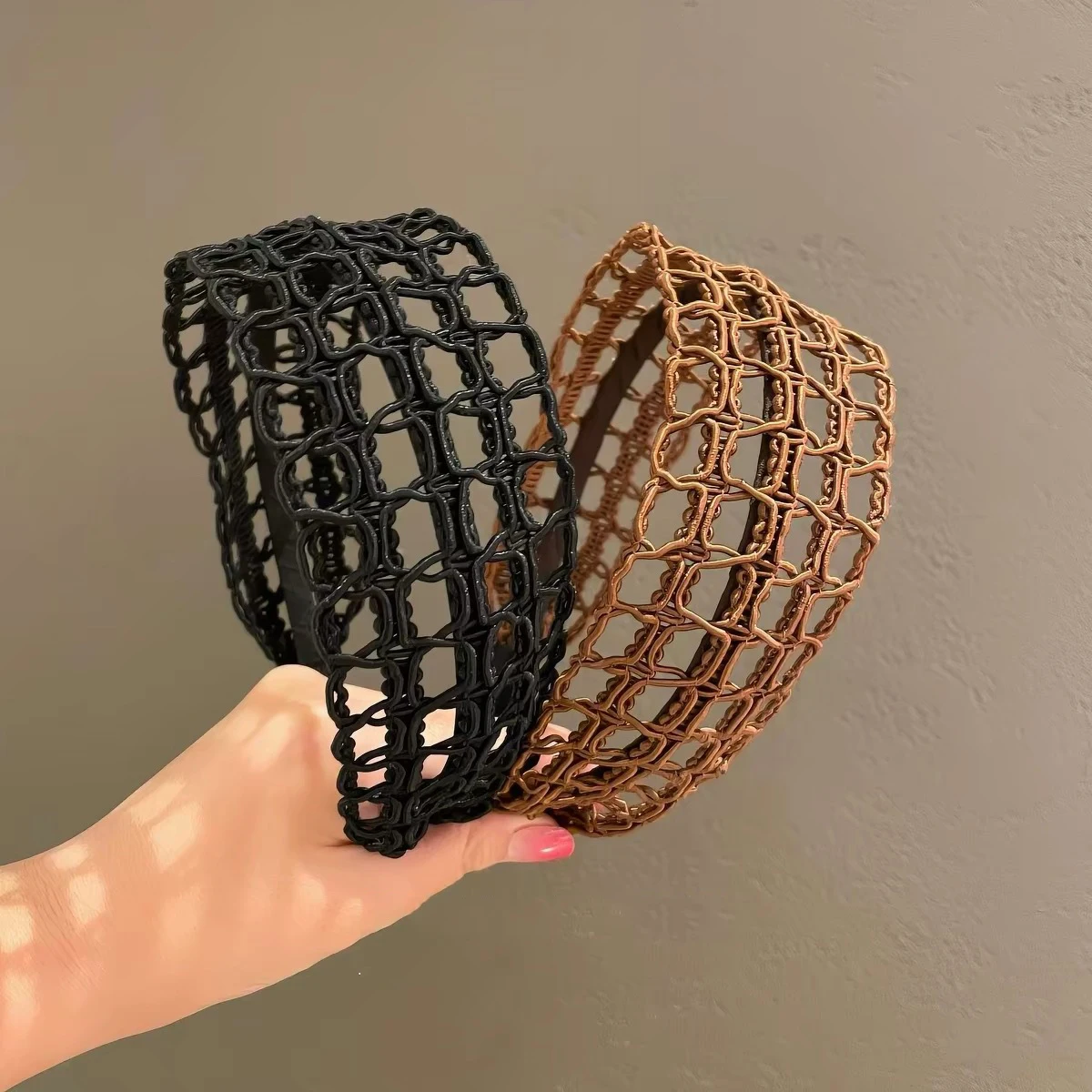 Bohemian Hollow Out Rope Weave Headband: Minimalist Summer Beach Wedding Accessory