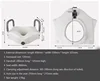Factory discount PP Home Elevated toilet booster seat riser with handrails toilet seat cushion 4