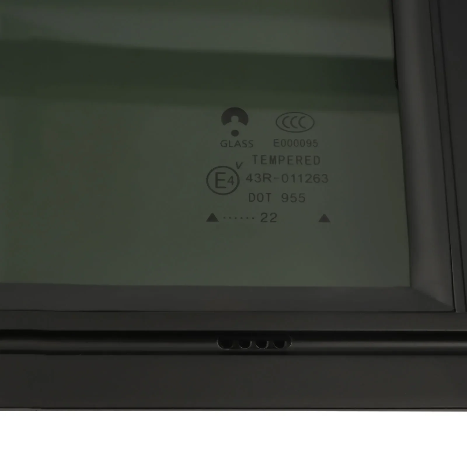 Wohnmobil-Fenster 1000 x 400 mm/900 x 300 mm – schwarzer Aluminiumrahmen, 8 Entwässerungslöcher – CE-zertifiziert, langlebig, einfache Installation für Wohnmobile – Detail 11