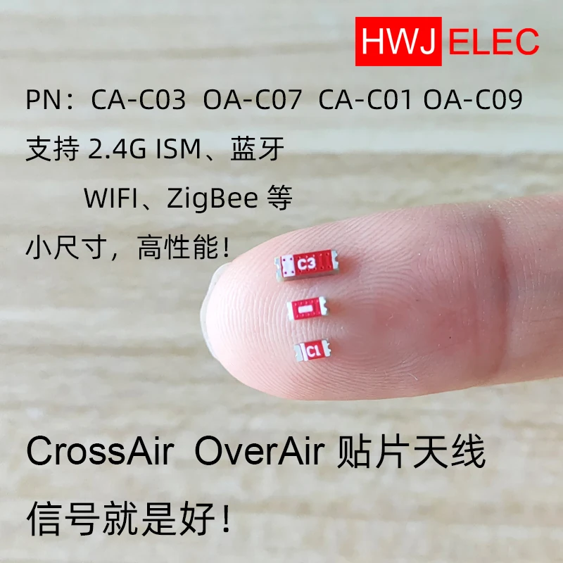 2.4G Patch Antenna CrossAir CAC03 Bluetooth Wifi Zigbee Ceramic PCB