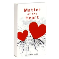 Matter of the Heart Oracle Cards About 10X6cm For Family Party High Quality Fortune Telling Divination Tarot Cards Deck Game 2