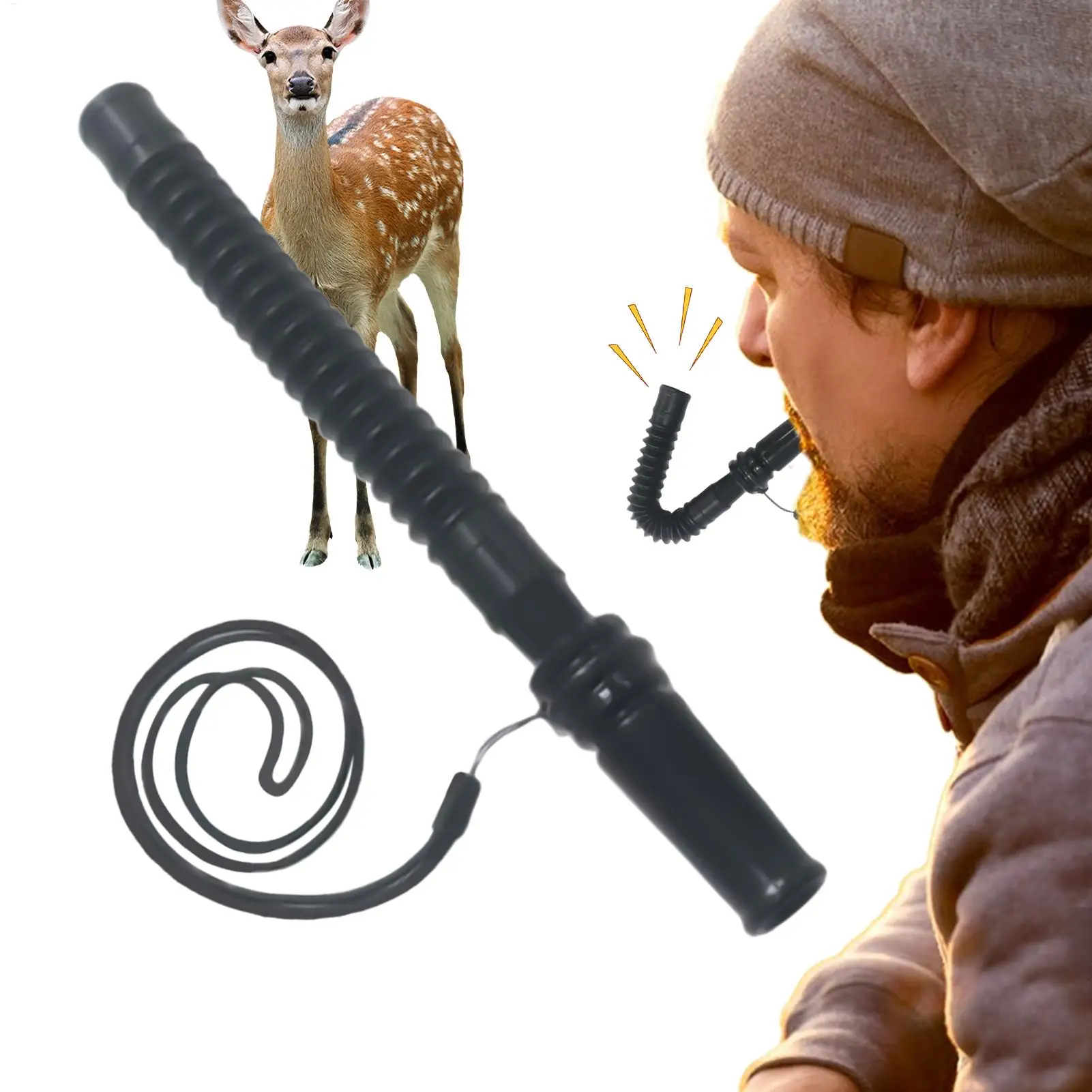 Sifflet leurre pour cerf à tonalité réglable - Appel de chasse ajustable pour piège à voix de cerf