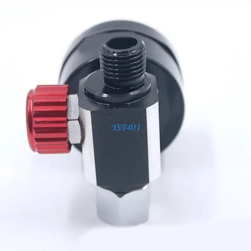 E15A 1/4 스프레이 페인트 건 공기 압력 조절기 0  180PSI 어댑터 공압 공구