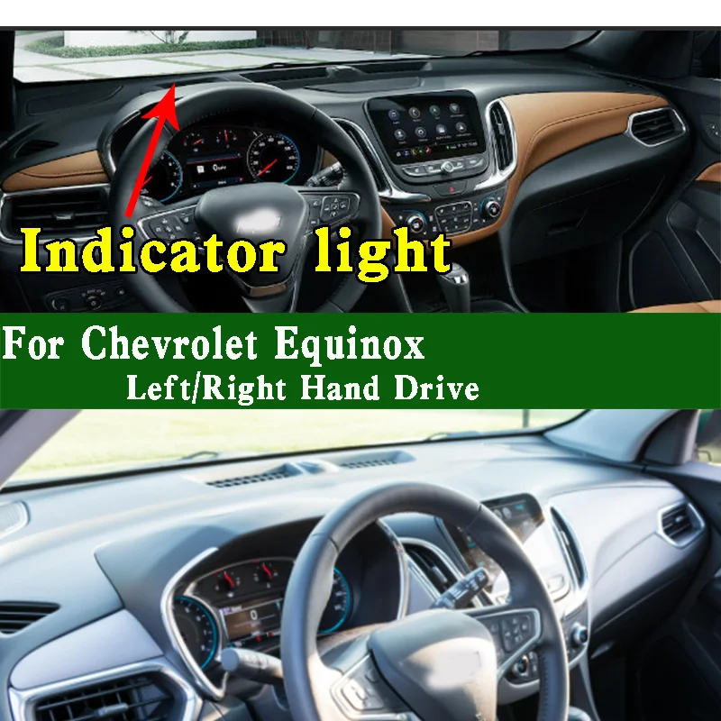 

For Chevrolet Chevy Equinox XC Dashmat Dashboard Cover Instrument Panel Sunscreen Insulation Protective Pad Anti-Dirt Proof