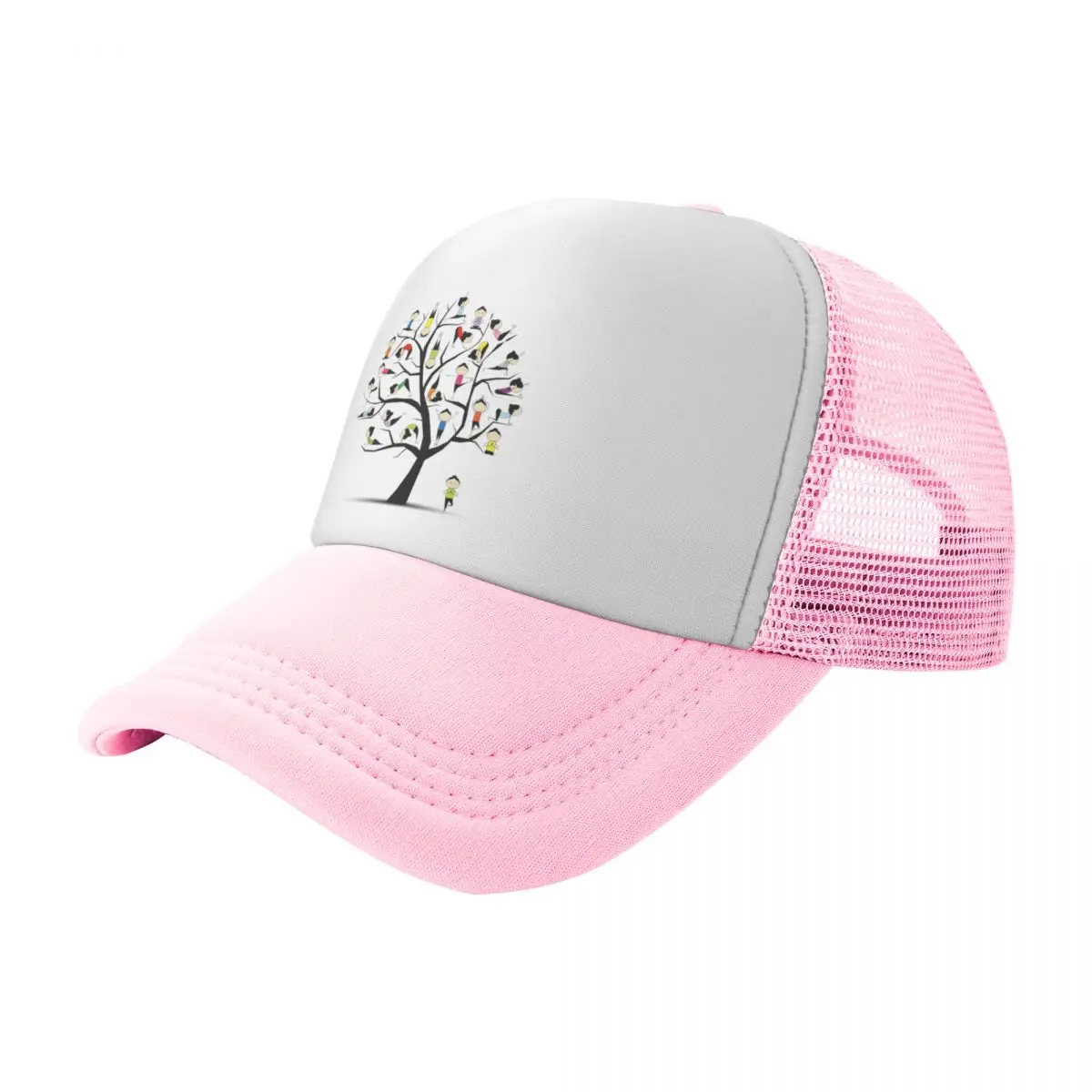 

Yoga Practice, Art Tree Concept Asana Set For Yoga Lover Racerback Trucker Hats Unisex Baseball Cap