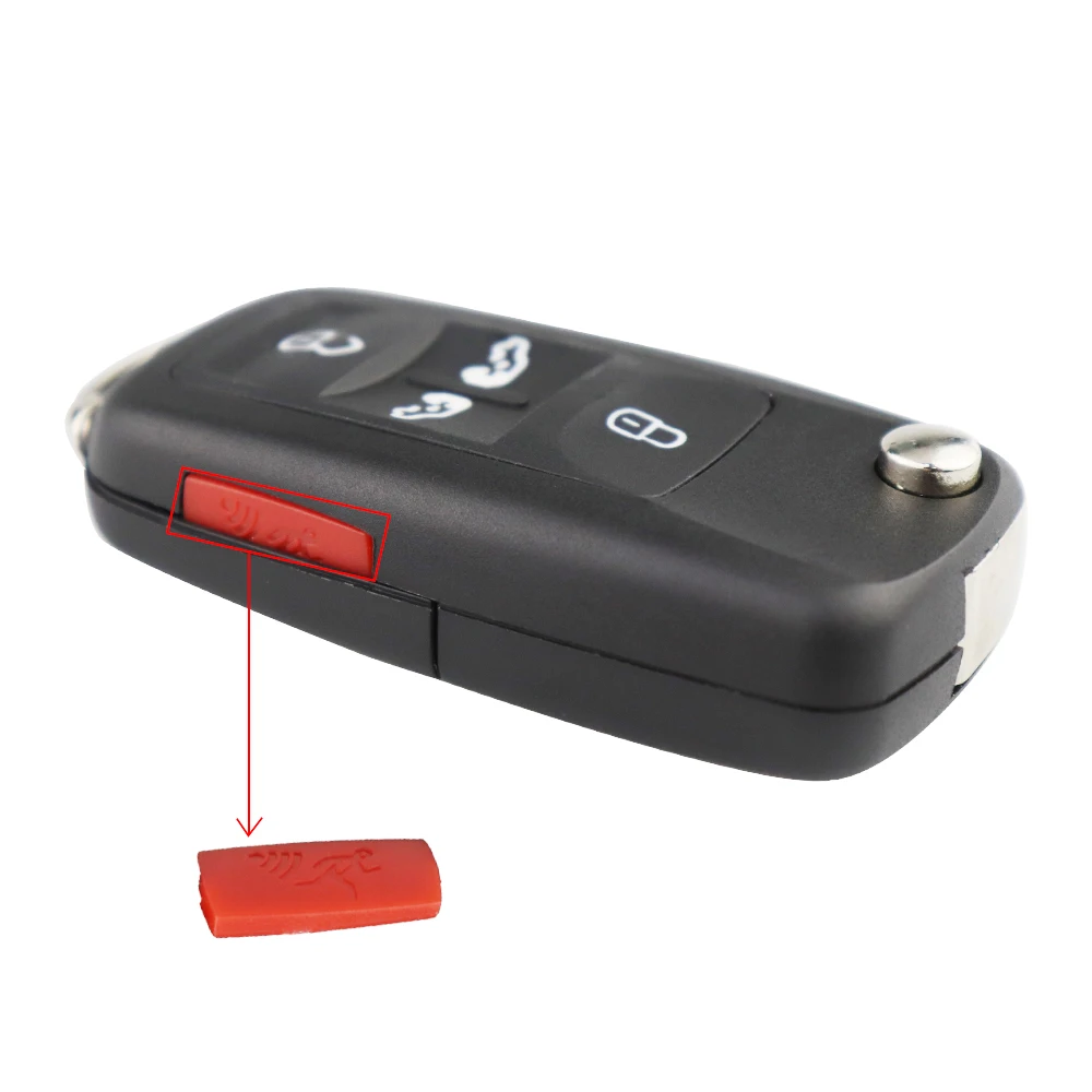 YIQIXIN 5K0837202AD 434mhz Flip Key For Volkswagen Sharan Multivan T5 VW Caravelle MPV Car Fob Remote ID48 Chip 5 Buttons Shell