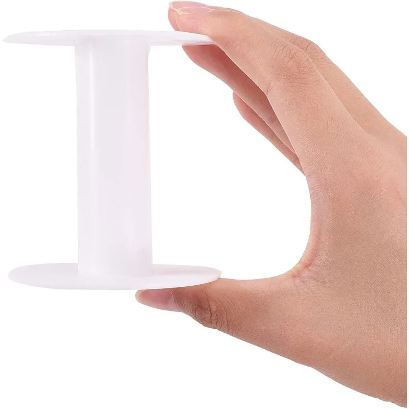 OLYCRAFT 20 Stuks Plastic Lege Spoelen – Ideale Draadklossen Voor Borduren, Garen En Ambachten (2,8 X 5,7 Cm)