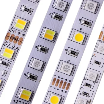 5050 SMD LED 스트립, RGB RGBW (RGB + 백색) RGBWW (RGB + 온백색) RGBCCT 유연한 LED 스트링 조명, 5M/ 300 LED, 12V 24V