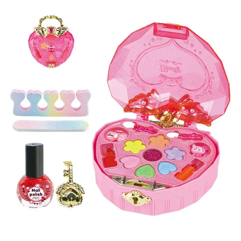 

Make Up Set Girls Toys Kids Cosmetic Makeup Sets Children Play Makeup Kids Toys Cosmetic Beauty Set Birthday Gift For Kids Girls
