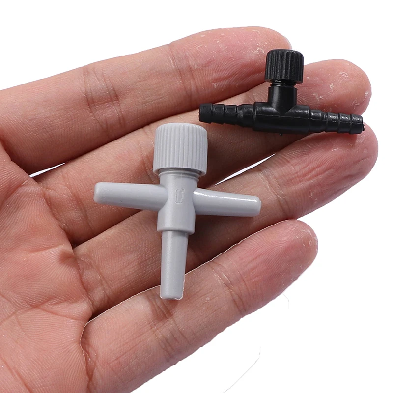 Aquarium Air Flow Control Valve Fish Tank Air Regulator Hose Connector For 4/6mm CO2 Oxygen Tube 3/5/10Pcs aquarium air pump accessories aquarium accessories aquarium air regulator valve aquarium air splitter valve