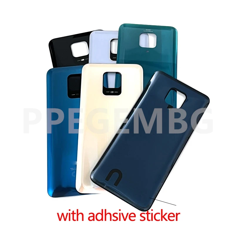 Redmi Note 9S Glass, Redmi Note 9 Pro Max S Note 9 Pro 배터리 후면 커버, 후면 문짝 뚜껑 패널 쉘 하우징 케이스, 카메라 렌즈