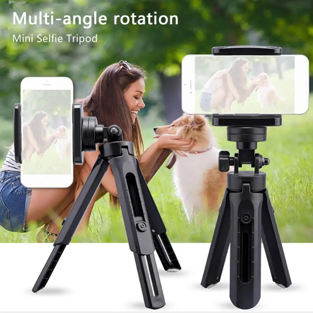 

Штатив для селфи, портативная настольная камера, телефон, съемный беззеркальный смартфон, цифровая однообъективная зеркальная камера, видео мини головка DV LED Trip F6Z0