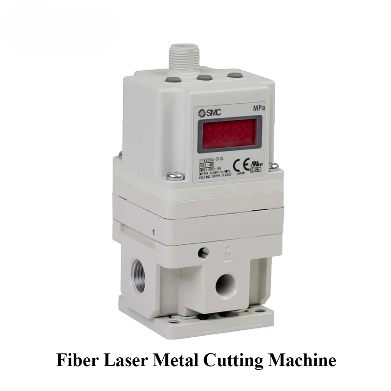 

SMC proportional valve electrical regulator ITV2050-312L fiber laser metal cutting machine air pressure control device